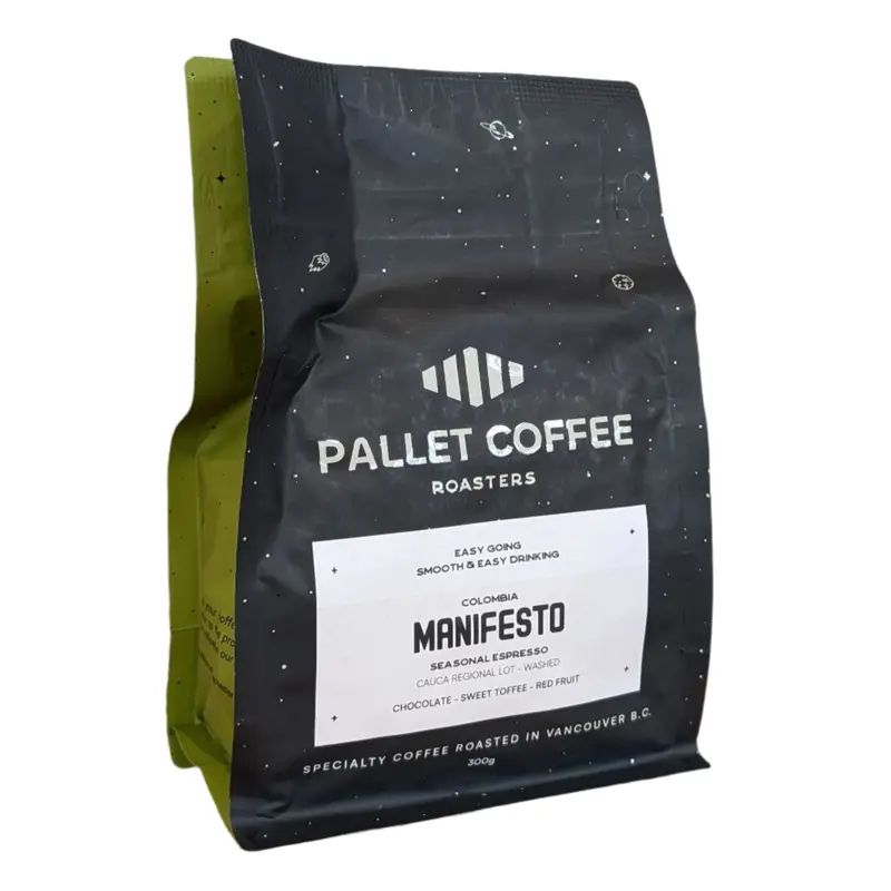 Pallet Coffee – Manifesto Espresso Roast Whole Beans 1