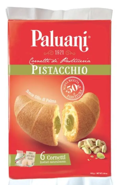 Paluani Pistachio-Filled Croissants – 252G Bakery Box 1