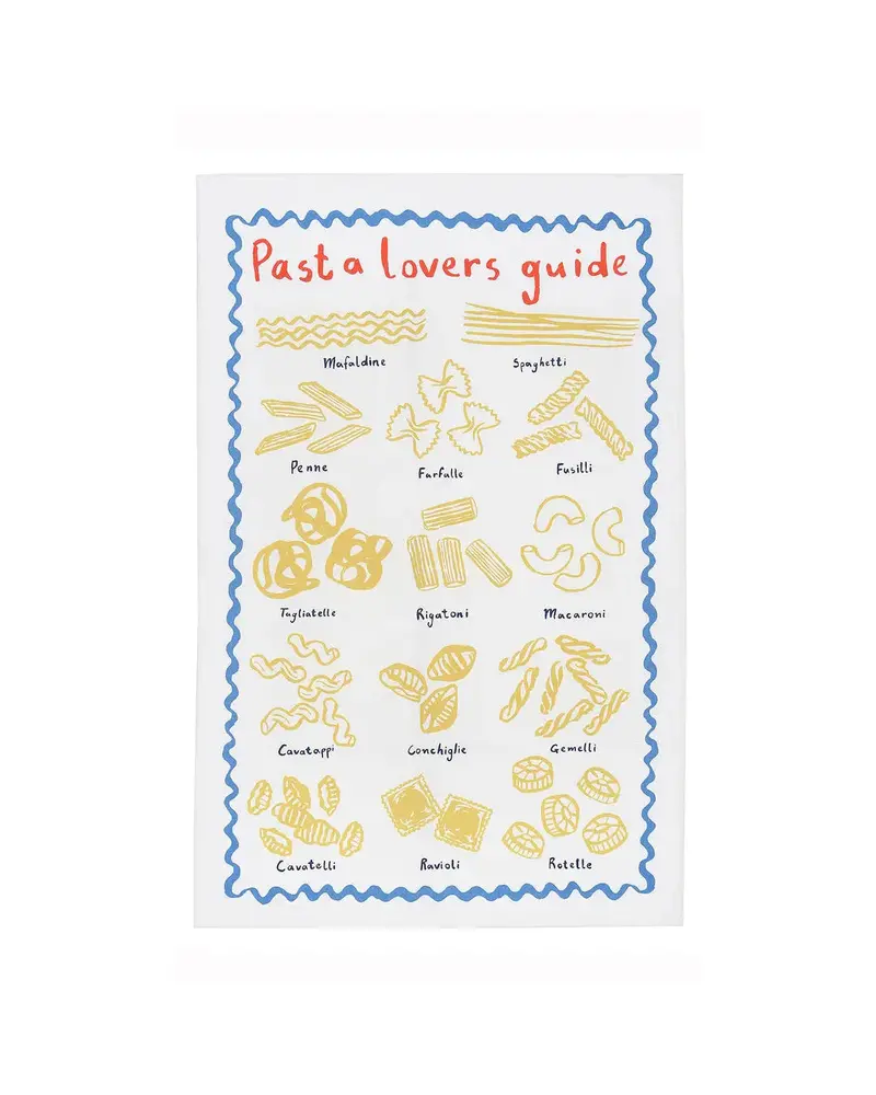 Pasta Lovers Kitchen Tea Towel 1