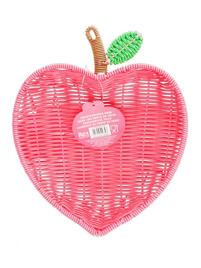 Peach-Style Woven Fruit Basket For Seasonal Display 1