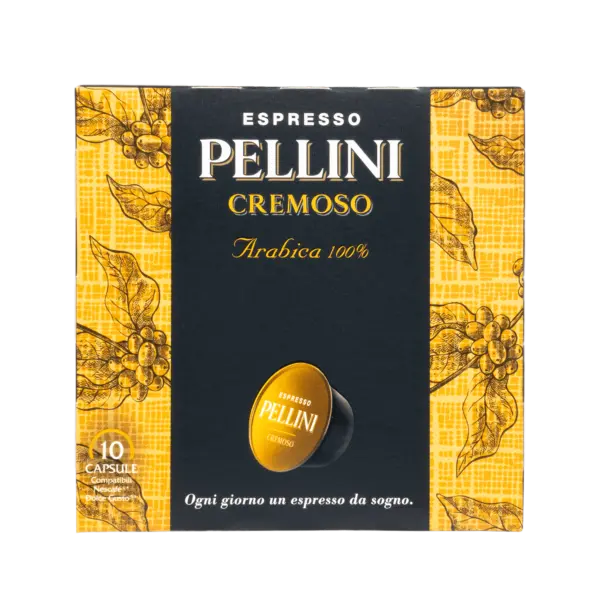 Pellini Cremoso – Creamy Dolce Gusto-Compatible Capsules (Pack Of 10) 1