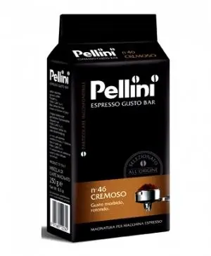Pellini Espresso Gusto Bar Cremoso – Premium Crema Blend No. 46 (250G) 1