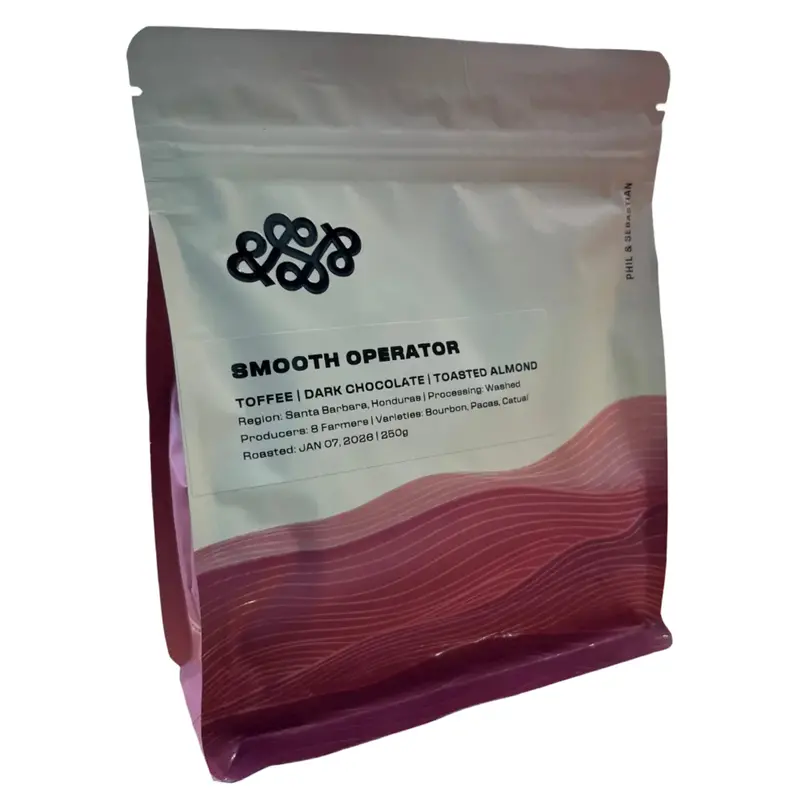 Phil & Sebastian Smooth Operator Silky Medium Roast Coffee 1