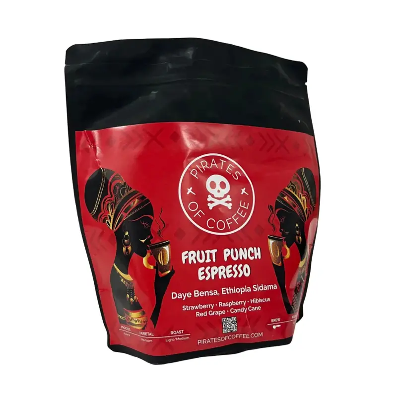 Pirates Of Coffee – Ethiopia Fruit Punch Espresso Roast Whole Beans 1
