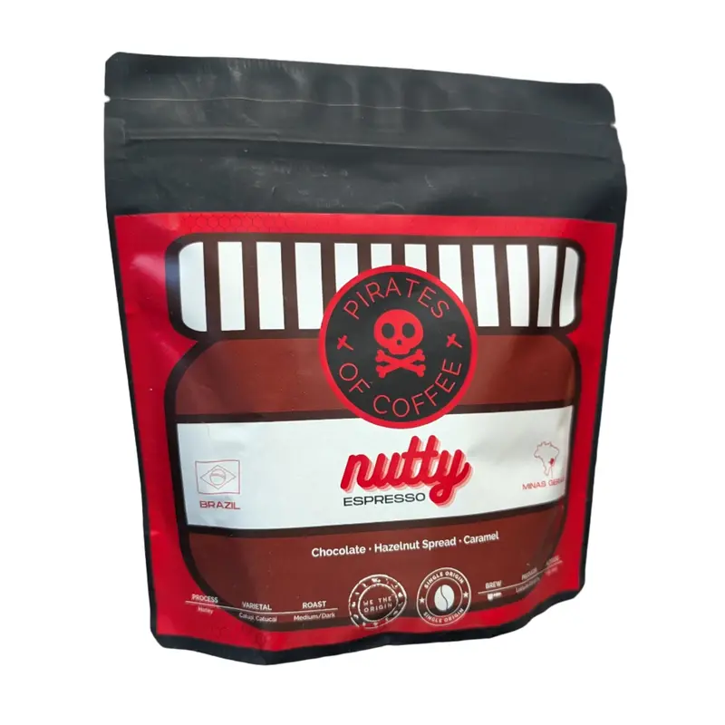 Pirates Of Coffee Nutty Espresso Roast Beans 1