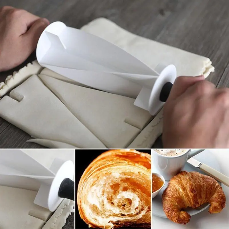 Plastic Croissant Cutter – Sharp-Edged Tool For Flaky Pastry Shaping 1