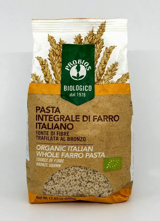 Probios Organic Whole Farro Starlets – 500G Ancient Grain Pasta 1