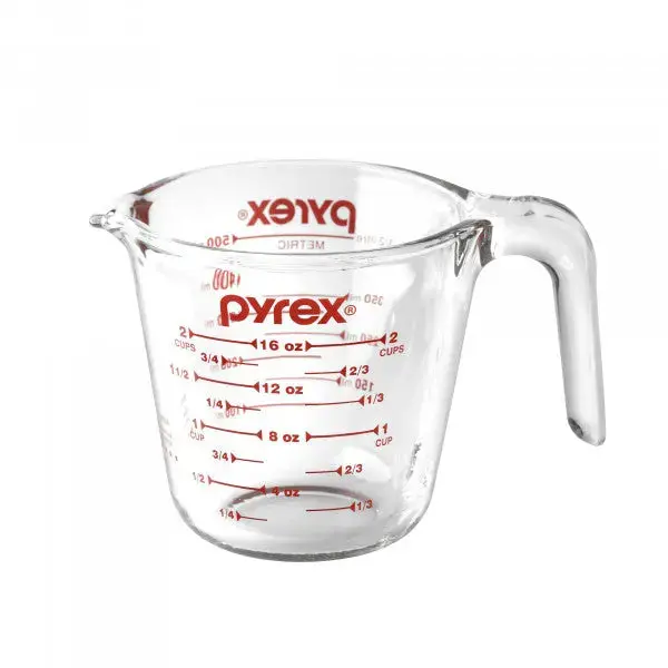Pyrex 500Ml Glass Measuring Cup (2-Cup Capacity) 1