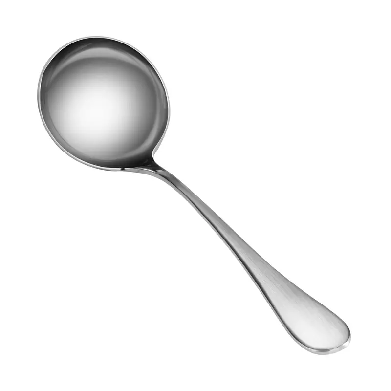 Rain Stainless Steel Soup Ladle – Matte-Finish Ergonomic Handle 1