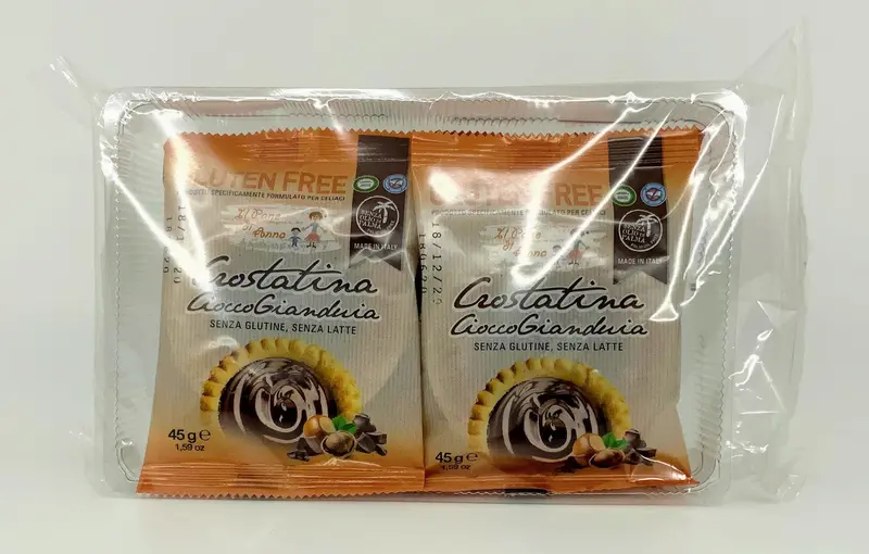 Rivetti Gianduia Chocolate Crostatina – Milk-Free & Gluten-Free (6 × 45G) 1