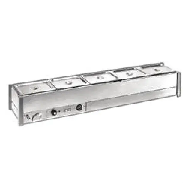 Roband Bm16A Single-Row Hot Bain Marie – Six 1/2 Gn (100Mm) Pans Included 1