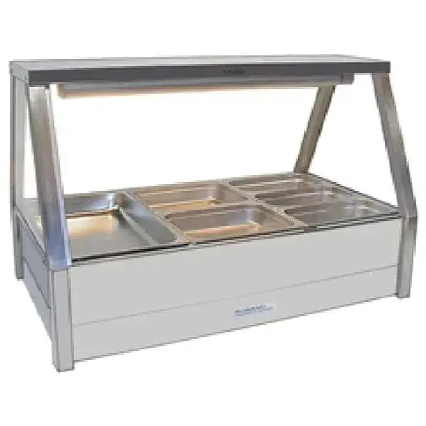Roband E23 Double-Row Glass Foodbar – 6×½-Size 65Mm Pans, 10A 1