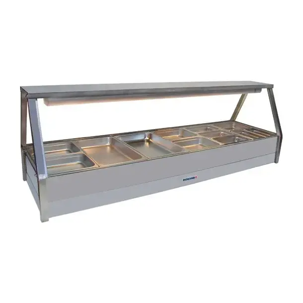 Roband E26 Double-Row Glass Foodbar – 12×½-Size 65Mm Pans, 15A 1