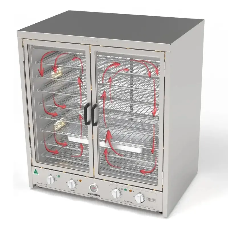 Roband Heat 'N' Hold Glass-Door Display Unit – Side Loading 1
