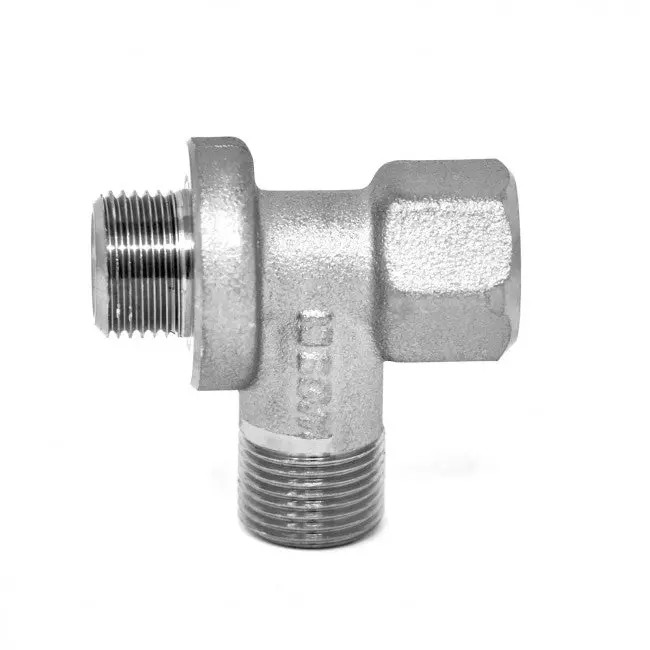 Rocket Espresso Triple-Port Boiler Fitting (3/8" M–3/8" M–1/4" F) 1