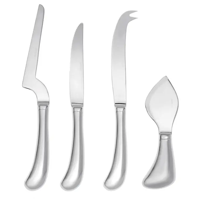 Sambonet 52550C91 Cheese Knife Set – 4-Piece Stainless Steel 1