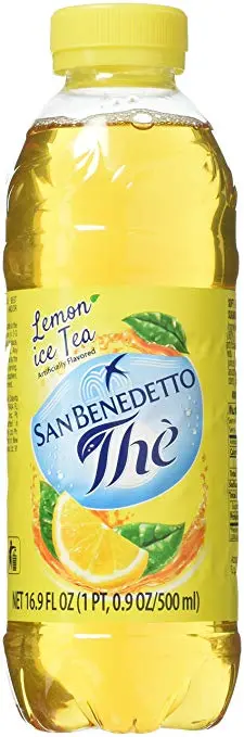 San Benedetto Lemon Iced Tea – 500Ml Bottle (16.9 Fl Oz) 1