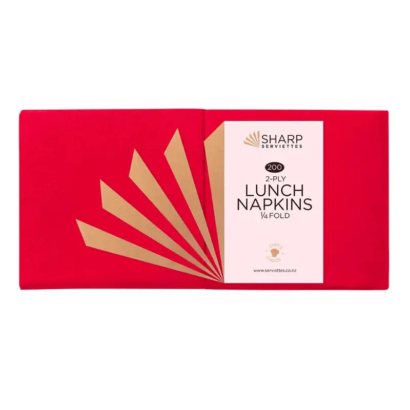 Sharp 2-Ply 4-Fold Lunch Napkin (7 Colors) 4