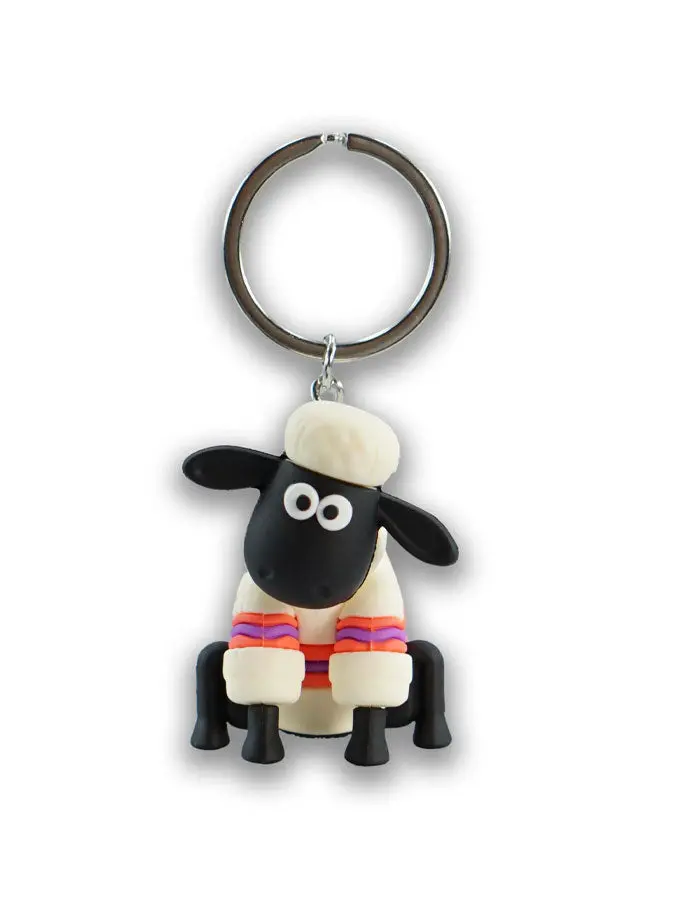 Shaun The Sheep Flexible Pvc Keyring 1
