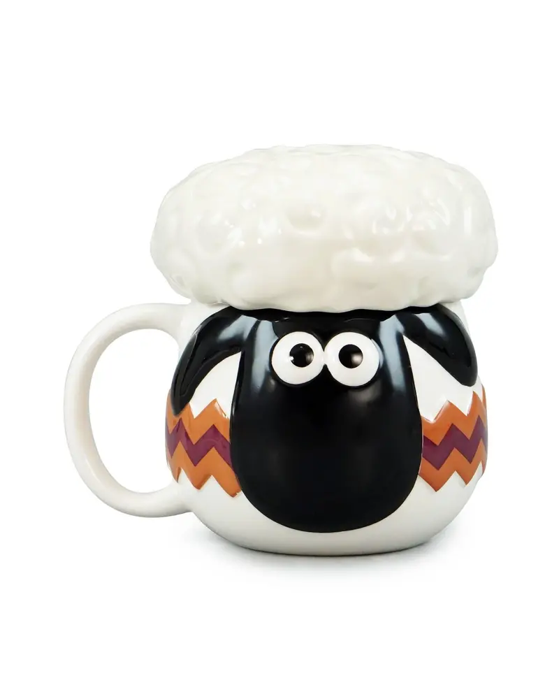 Shaun The Sheep Silicone-Lidded Shaped Mug 1