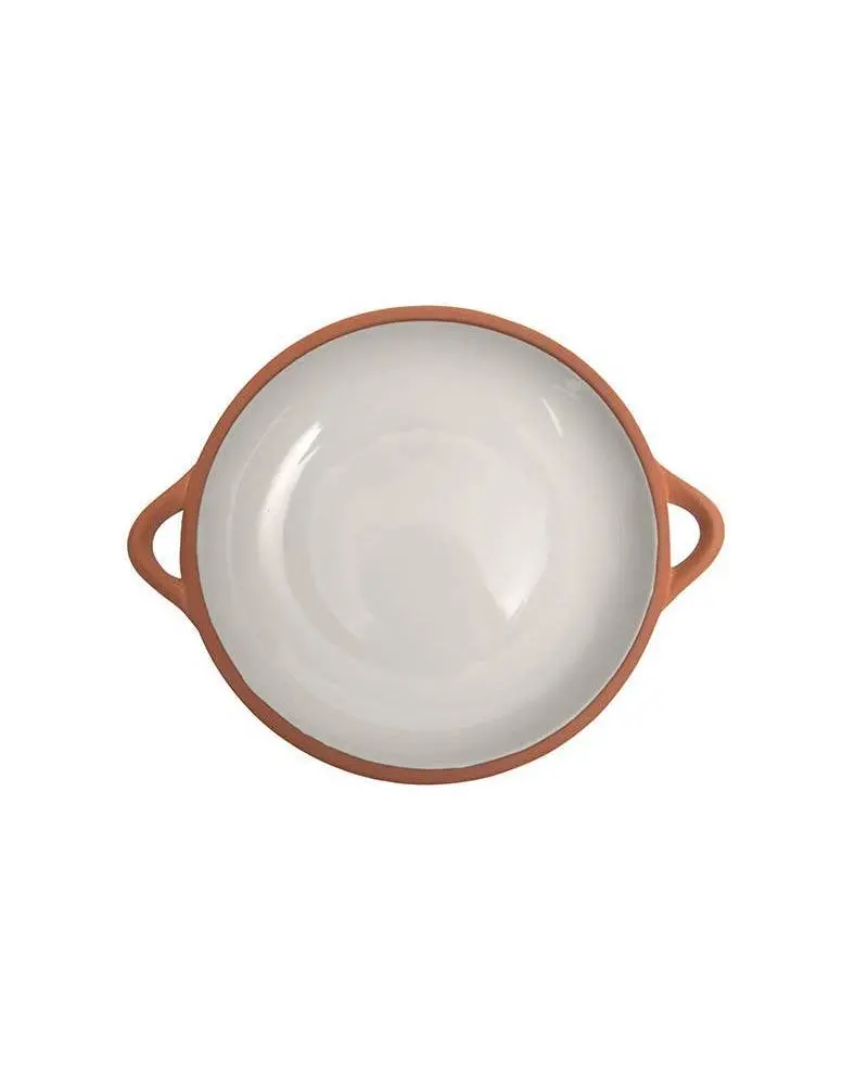 Sintra Glazed Terracotta Tapas Serving Dish – Stone Tone 1