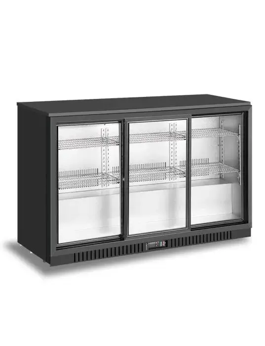 Snowman Sliding-Door Back Bar Cooler 2