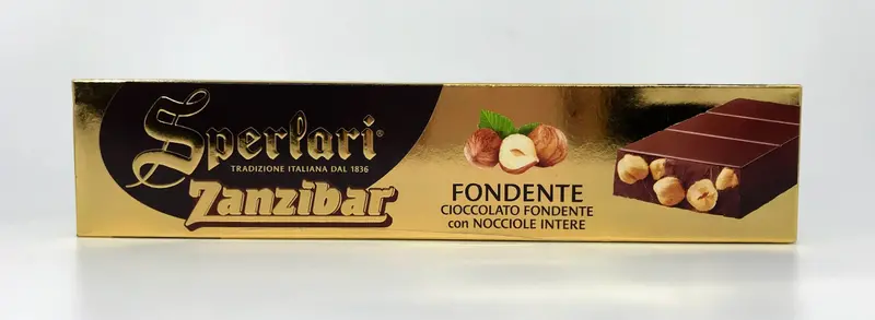 Sperlari Dark Chocolate & Hazelnut Torrone – Bittersweet Italian Delight, 250G 1