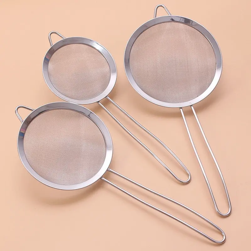 Stainless Steel Flour Sifting Kit – Precision Baking Tool Set 1