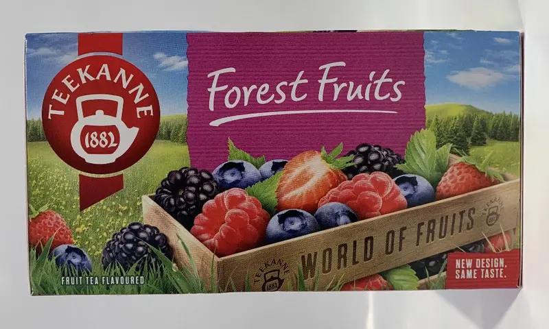 Teekanne Forest Fruits Herbal Tea – 50G Berry-Flavored Caffeine-Free Infusion 1