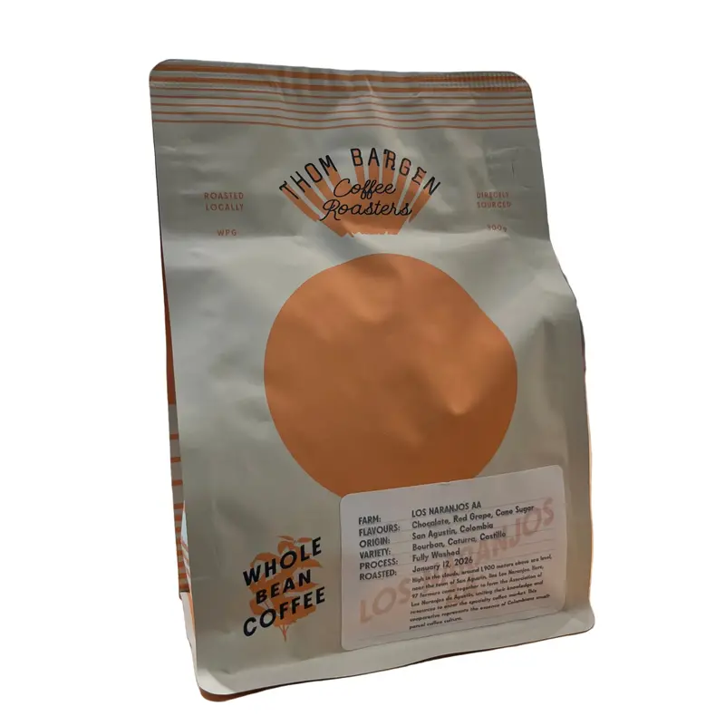 Thom Bargen Los Naranjos Aa Colombia – Sweet, Clean Aa Grade Beans 1