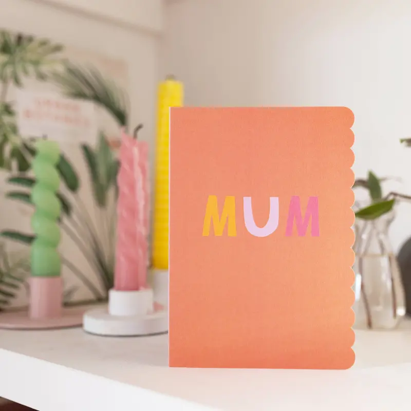 Thoughtful ‘Mum’ Hand-Stamped Greeting Card 1