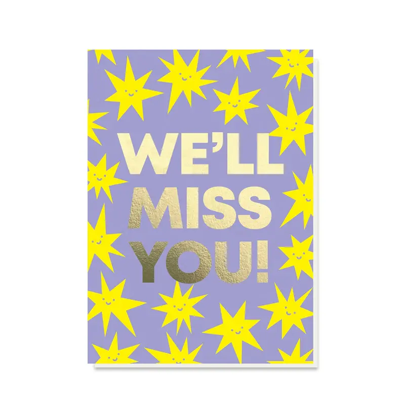 Thoughtful 'We’Ll Miss You' Sympathy Card 1
