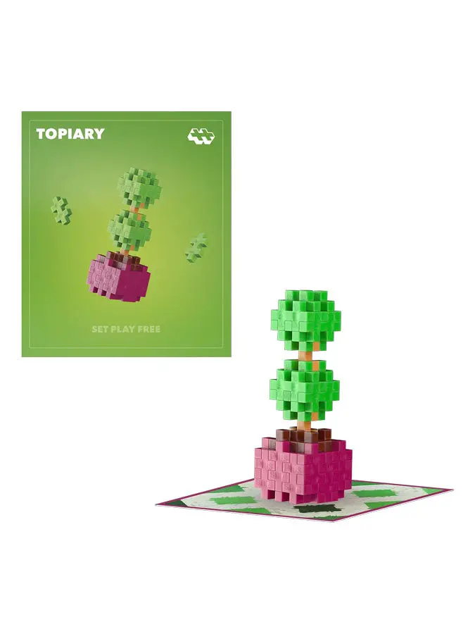Topiary-Shaped Puzzle Set – Botanical-Themed Assembly Game 1