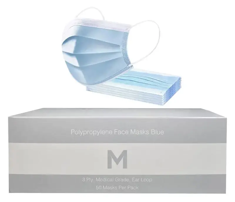 Type Iir Medical Face Masks (50-Pack) – Fluid-Resistant Protection 1