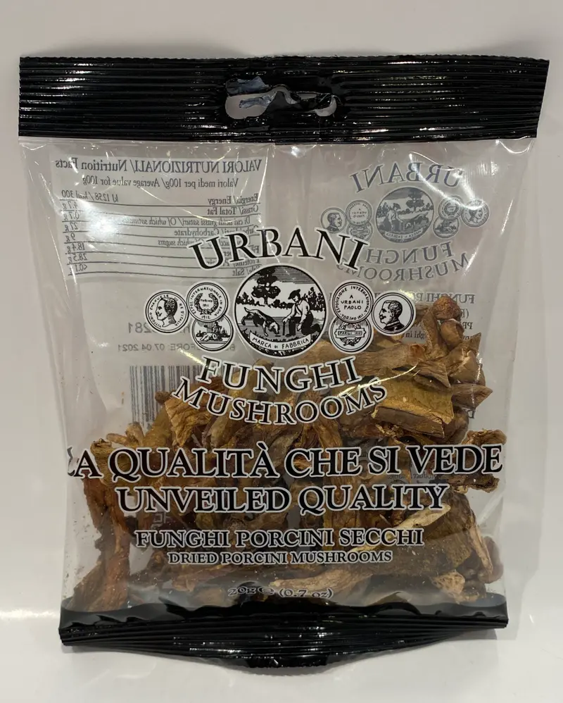 Urbani Dried Porcini Mushrooms – Gourmet Wild Mushroom Slices, 20G (0.7 Oz) 1