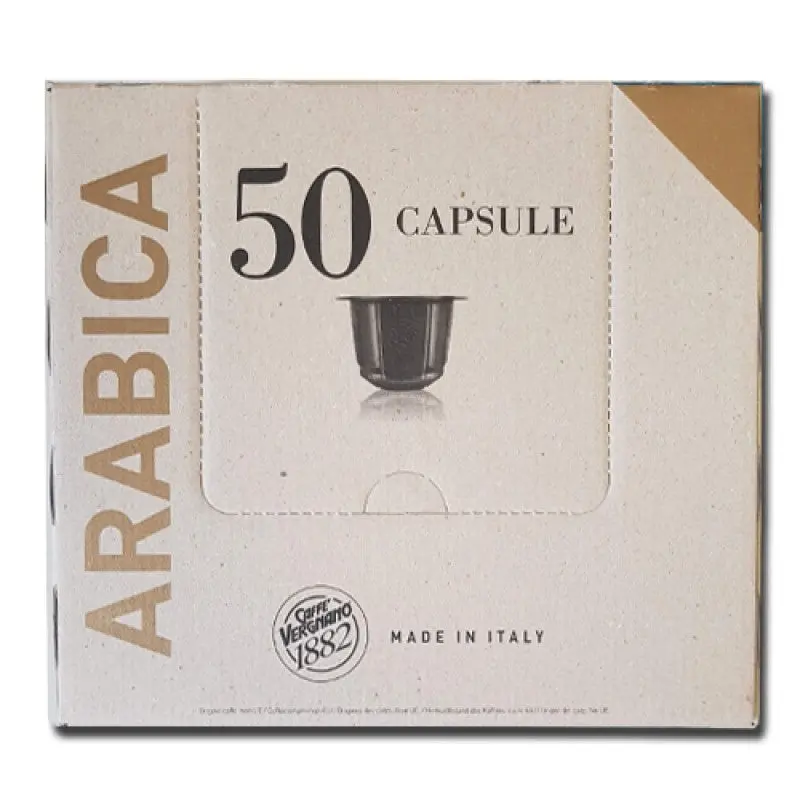 Vergnano Arabica Generico Oro Whole Bean Coffee Blend (50-Pack For Nespresso) 1