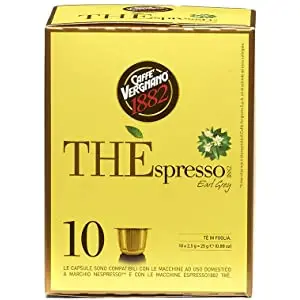 Vergnano Earl Grey Tea Capsules For Nespresso Machines (10-Pack) 1