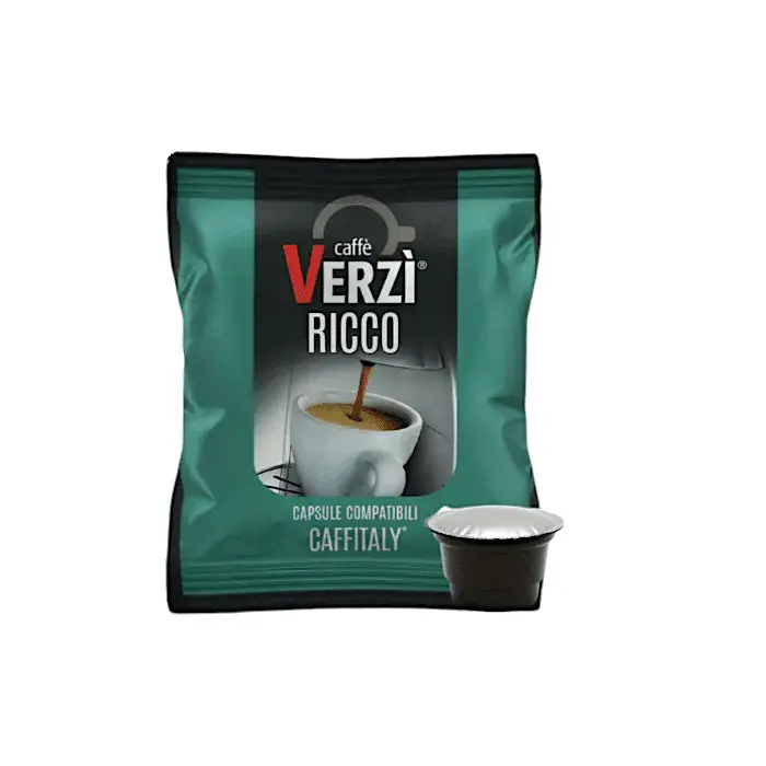 Verzi' Caffitaly Rich Aroma Ground Coffee Capsules – 80 Count 1