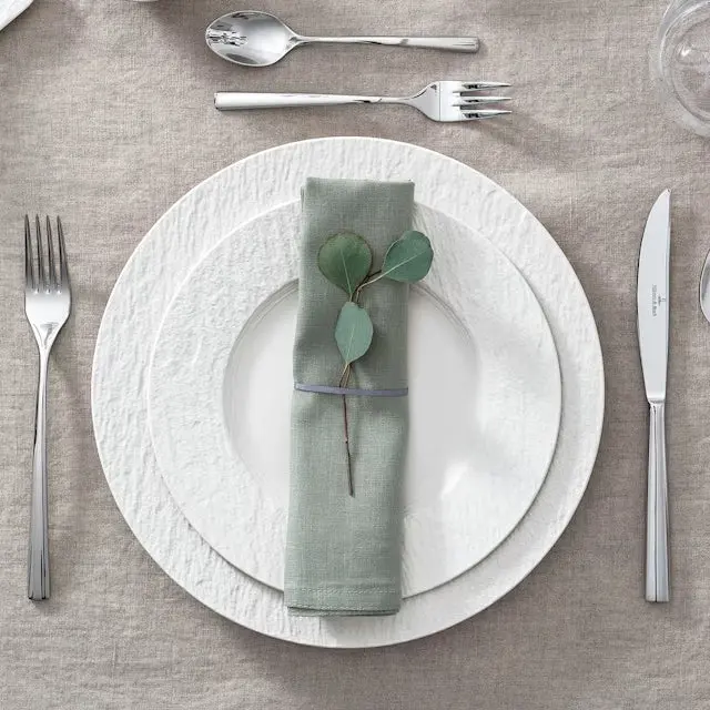 Villeroy & Boch Manufacture Rock Dinnerware Set – 18-Piece White Ceramic Tableware 1