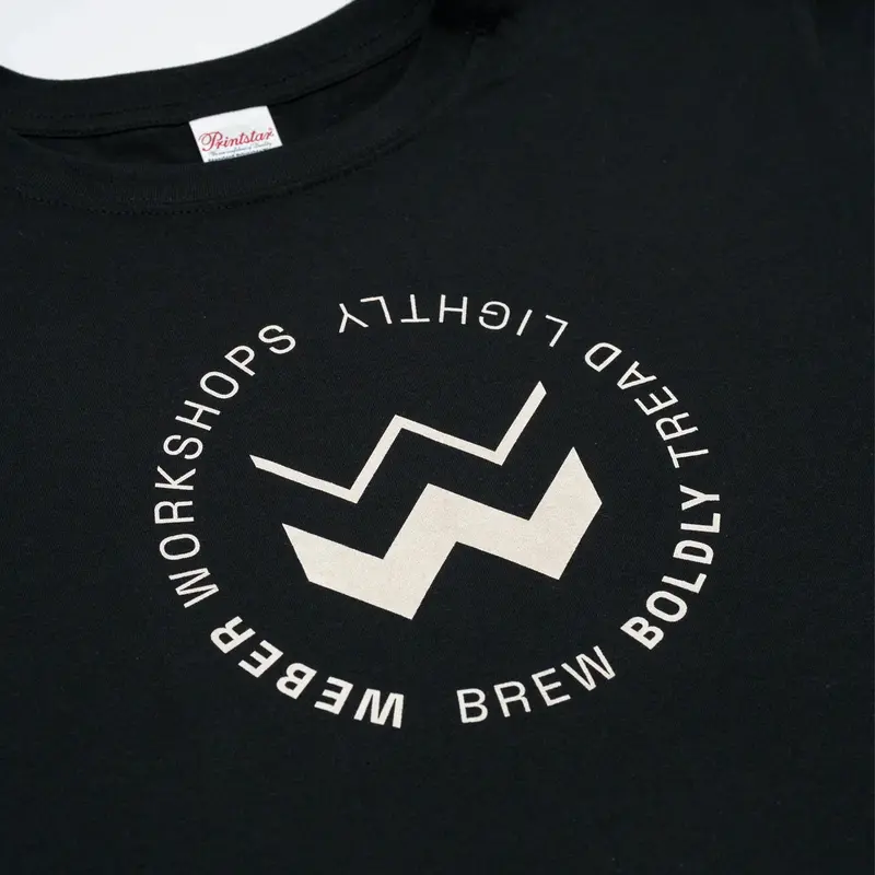 Weber Workshops 'Brew Boldly, Tread Lightly' Organic Cotton T-Shirt 1