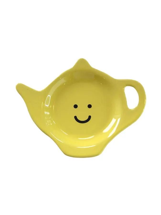 Whimsical Happy Tea Bag Holder Dish 1