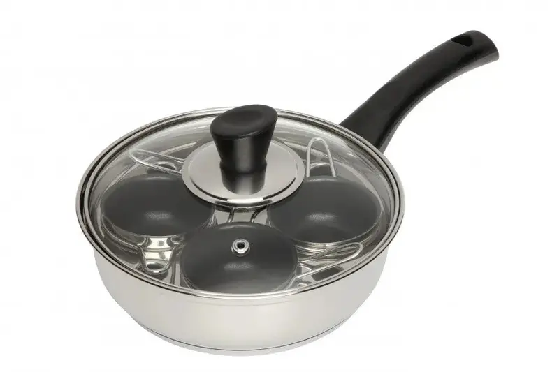 Wiltshire 4-Cup Stainless Steel Egg Poacher 1