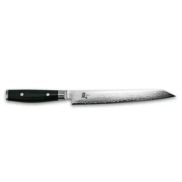 Yaxell Ran Damascus Long Slicing Knife – 230Mm Ultra-Thin Blade For Effortless, Clean Cuts 1