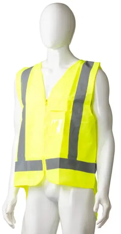 Yellow Hi-Vis Safety Vests – 24-Count By Matthews 1